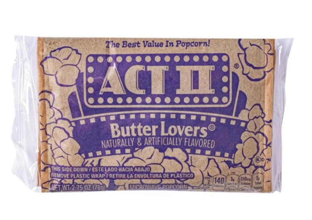 ACT II Butter Lovers Microwave Popcorn 78g
